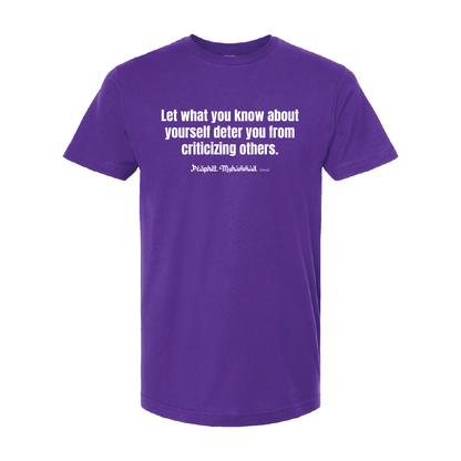 Criticizing Others Unisex Tee