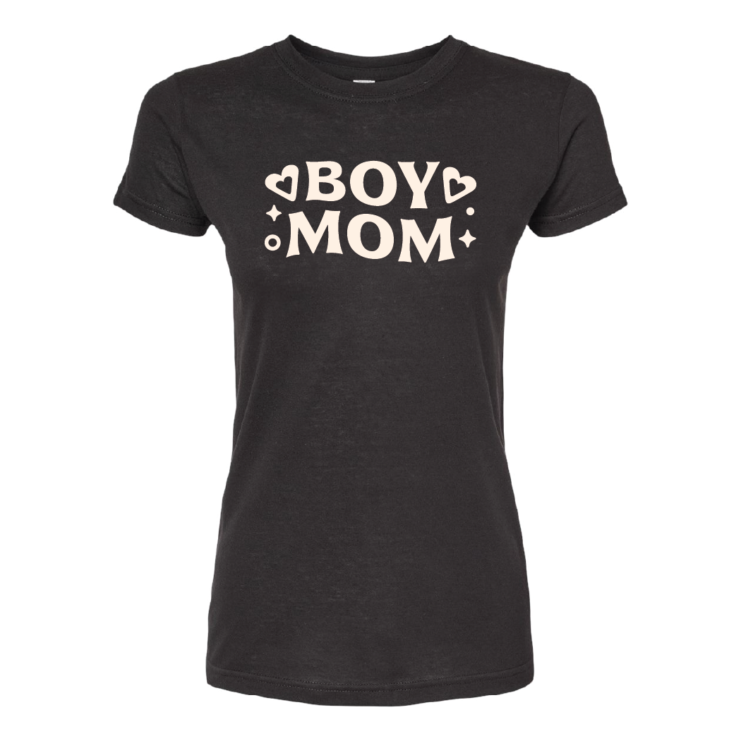 Ladies Boy Mom Tee